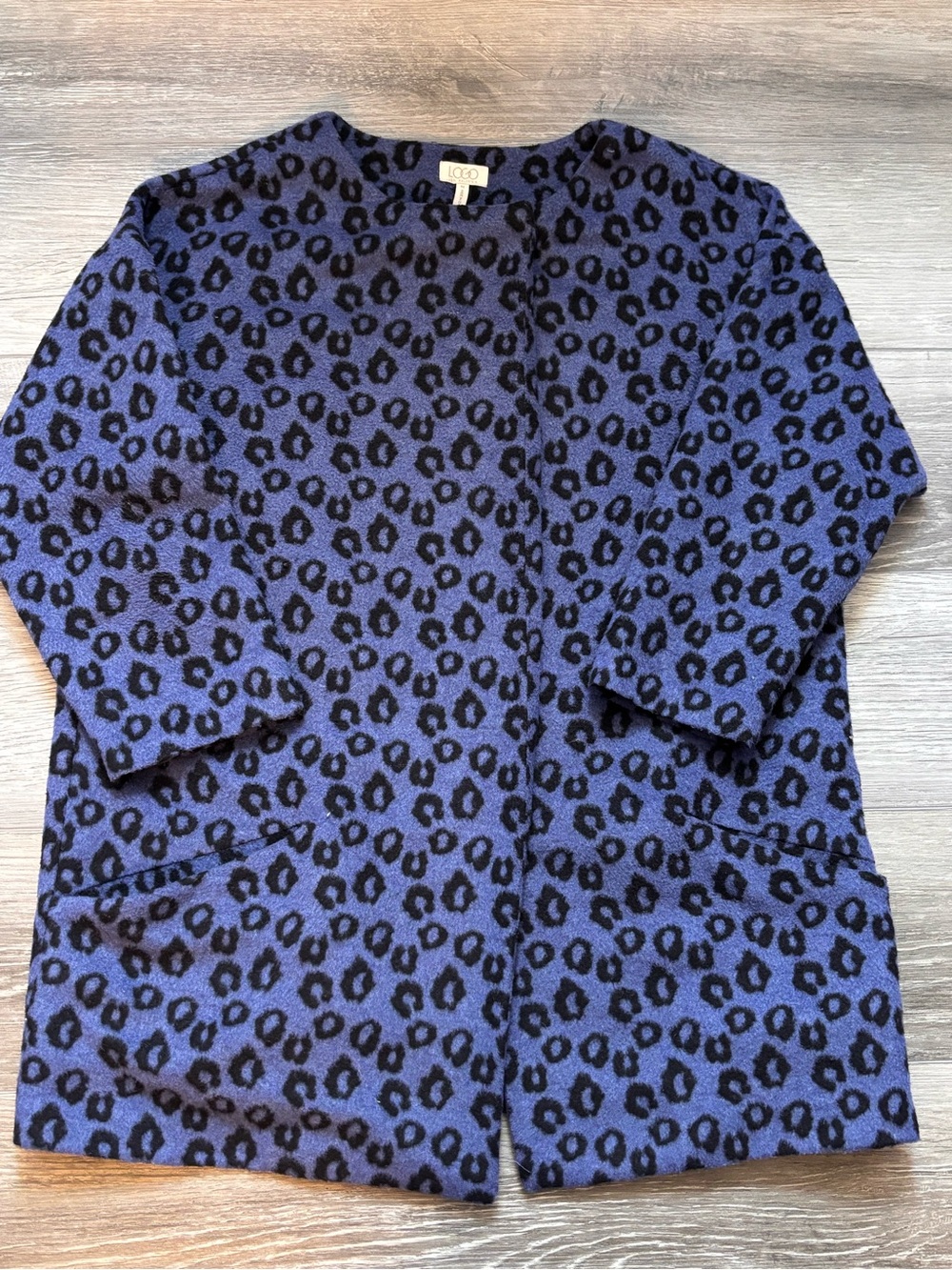 💙LOGO by Lori Goldstein💙 Animal Print Coat